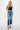 Risen Jeans - Mid-Rise Frayed Step Hem Ankle Straight Jeans (29" Inseam) - RDP5785-SaltTree