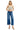 Risen Jeans - Mid Rise Patch Pocket Wide Leg Jeans (26" Inseam) - PWC21222
