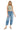 Risen Jeans - Slouchy Ankle Barrel Double Roll Up Jeans (25.5" / 28.5" Inseam) - PGA21178-SaltTree