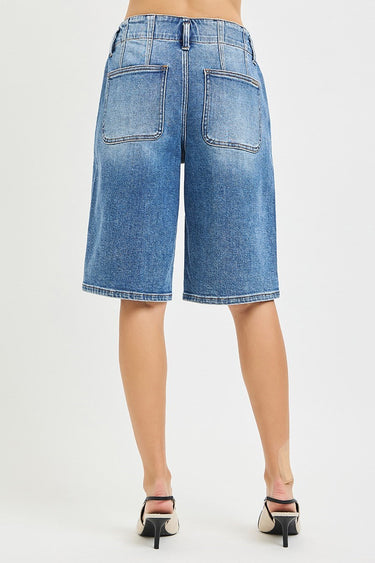 Risen Jeans - Slouchy Bermuda Shorts (12" Inseam) - RDS6427