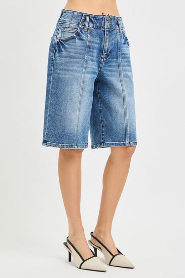 Risen Jeans - Slouchy Bermuda Shorts (12" Inseam) - RDS6427