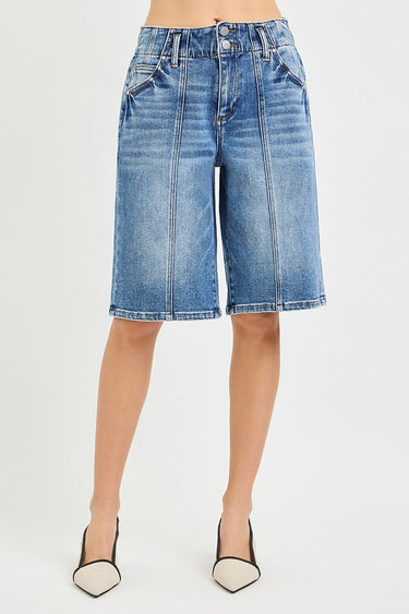 Risen Jeans - Slouchy Bermuda Shorts (12" Inseam) - RDS6427