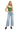 Risen Jeans - Tummy Control Elastic Band High Rise Crop Wide Jeans (27" Inseam) - RDP5909-SaltTree
