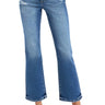 Risen Jeans - Tummy Control High Rise Crop Bootcut Jeans (27" Inseam) - RDP5937-SaltTree