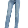 Risen Jeans - Tummy Control High Rise Straight Distressed Jeans (32.5" Inseam) - RDP5956-SaltTree