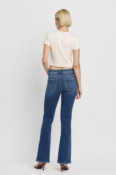 Vervet - High Rise Full Length Bootcut Jeans (32.25" Inseam) - T6137