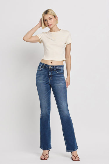 Vervet - High Rise Full Length Bootcut Jeans (32.25" Inseam) - T6137