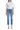 Vervet - Mid Rise Ankle Slim Straight Medium Wash Jeans (27" Inseam) - T7120