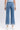 Vervet Denim - High Rise Tab Waistband Cuffed Slim Wide Jeans (32" Inseam)- T6700 - Final Sale-SaltTree