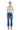 Vervet - High Rise Ankle Straight Jeans with 4" Single Cuff (28" Inseam) - LV1608-SaltTree