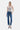 Vervet - High Rise Dark Wash Cuffed Straight Jeans (28" Inseam) - T6666-SaltTree