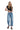 Vervet - High-Rise Dart Structured Fit Barrel Leg Jeans (27" Inseam) - T6514 - Final Sale-SaltTree