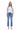 Vervet - Mid-Rise Medium Wash Raw Hem Crop Straight Jeans (27" Inseam) - V2750N-SaltTree
