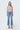 Vervet - Mid Rise Slim Wide Cuffed Distressed Jeans (28" Inseam) - LV2181-SaltTree