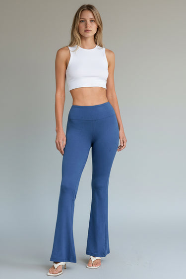 Zenana - Buttery Soft Flare Leg High Waist Yoga Pants - MP-9079A-SaltTree
