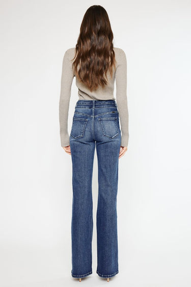 Kancan - Onyx Ultra High-Rise Holly Flare Jeans (34" Extra Long Inseam) - KC20020 - Final Sale-SaltTree