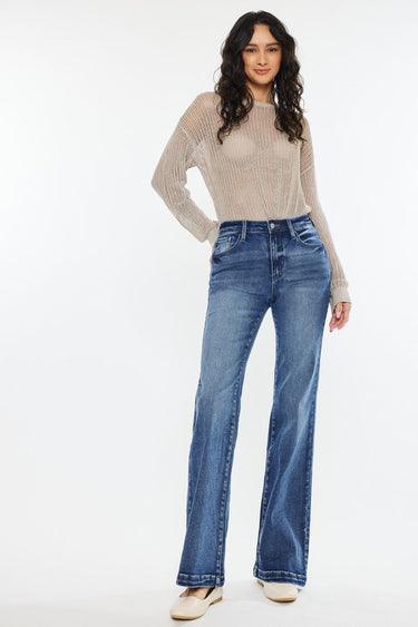 Kancan - Avonlea High-Rise Wide Flare Jeans (32" Inseam) - KC20024 - Final Sale-SaltTree