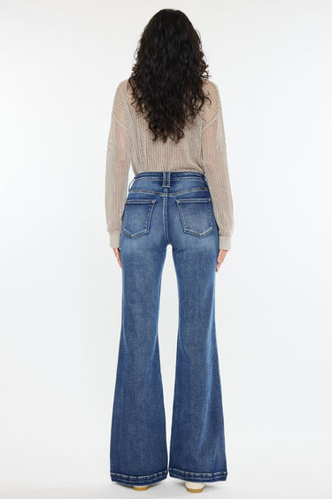 Kancan - Avonlea High-Rise Wide Flare Jeans (32" Inseam) - KC20024 - Final Sale-SaltTree