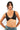 SaltTree ANWND black scoop neck bralette with front hook closure and wide straps worn by a model