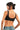 SaltTree ANWND black scoop neck bralette with wide straps worn by a model, back view