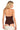 SaltTree ANWND brown ribbed halter neck bodysuit with racerback design worn by a blonde model