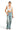 SaltTree ANWND white ribbed sleeveless crop top with deep V-neck worn by a model with light-wash baggy jeans