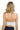 SaltTree ANWND white ribbed seamless crop top with wide straps and back hook-and-eye closure on a blonde model