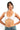 SaltTree ANWND white scoop neck bralette with front hook closure and wide straps worn by a model
