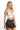 SaltTree ANWND white seamless V-neck cami top with center-front trim worn by a blonde model