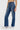 SaltTree Cello Jeans super high rise dad jeans in medium wash denim with a relaxed straight leg and 31 inch inseam.
