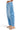 SaltTree Cello Jeans light wash mid rise barrel leg denim with a unique asymmetric front closure and cropped hem
