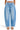 SaltTree Cello Jeans light wash mid rise barrel leg denim with an asymmetric front closure and cropped 27 inch inseam