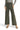 SaltTree high-rise wide-leg crop pants in charcoal grey stretch twill with a raw hem, worn by a model.
