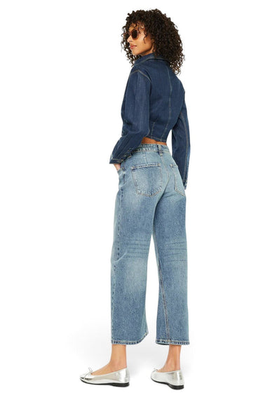 Kancan - Daliah Mid Rise Loose Barrel Jeans (26.5" Inseam) - KC2594M
