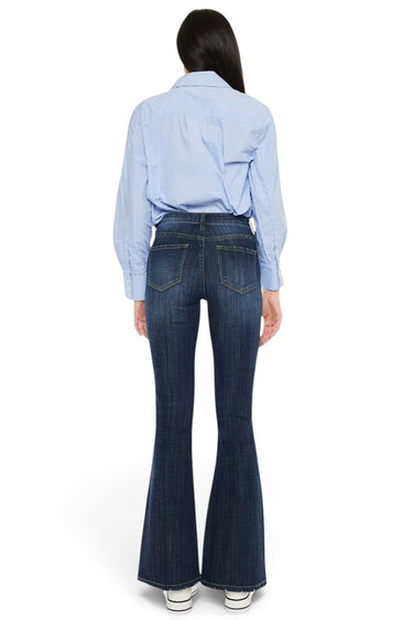 Kancan - Mid Rise Flare Petite Jeans (31.75" Inseam) - KC6102LOH-PT