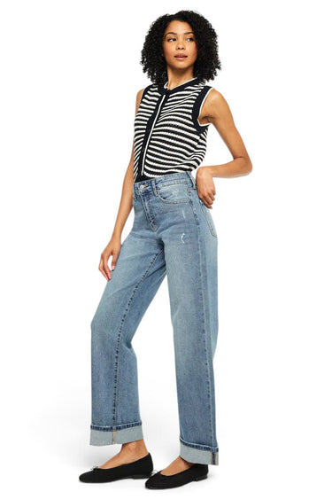 Kancan Essentials - Bellen High Rise Wide Jeans (30" Inseam) - KC20104M