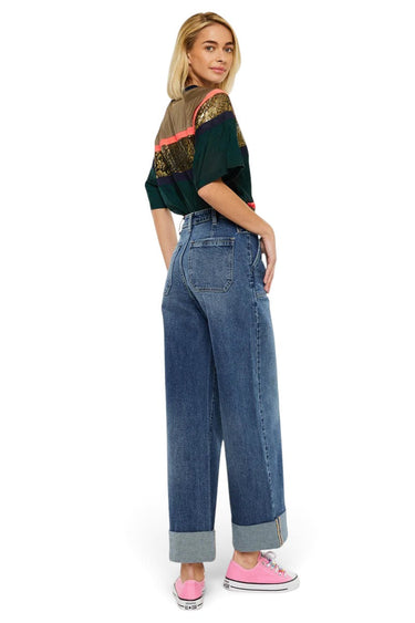 Kancan - Haylee Ultra High Rise 90's Wide Jeans (28" Inseam) - KC3308D
