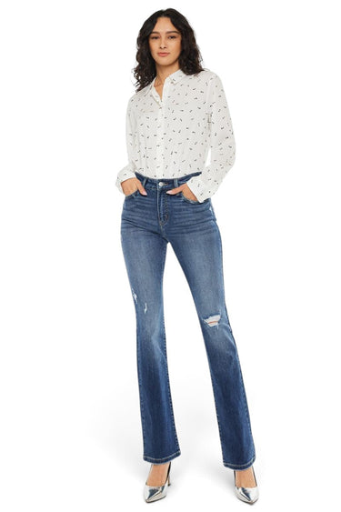 Kancan - Brooklyn High Rise Skinny Bootcut (32" Inseam) - KC20056D