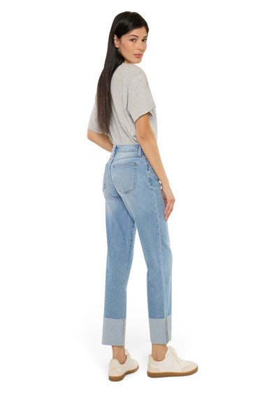 Kancan - Tiffany Essentials Low-Rise Straight Jeans (28" Inseam) - KC20110ML