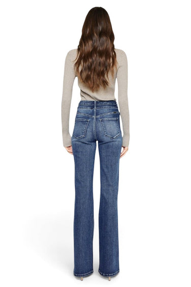 Kancan - Onyx Ultra High-Rise Holly Flare Jeans (34" Extra Long Inseam) - KC20020