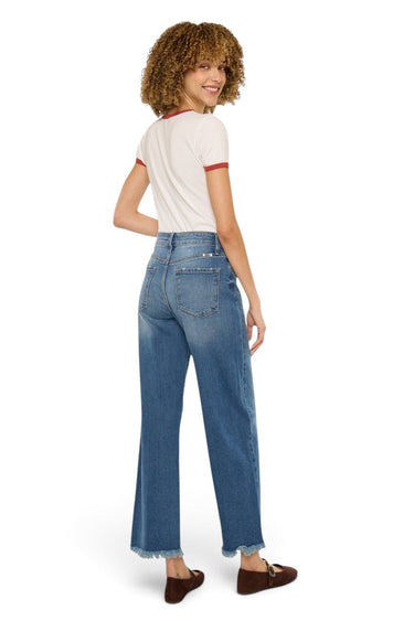 Kancan - High Rise Crop Wide Jeans (27" Inseam) - KC20105M