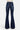 SaltTree Kancan mid-rise dark stone wash flare jeans with 33.75" inseam and stretch denim.