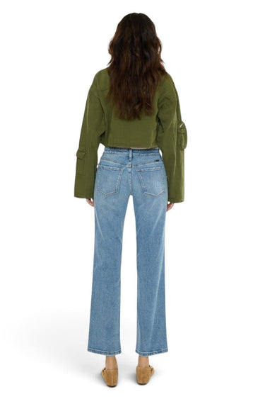 Kancan - Mid Rise True Straight Jeans (28" Inseam) - KC20138M