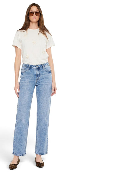 Kancan - Mid Rise True Straight Jeans (31" Inseam) - KC20092M