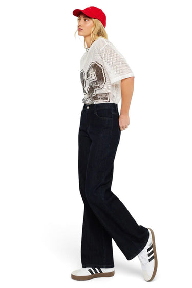 Kancan - Norie High-Rise Wide-Leg Jeans (31" Inseam) - KC20089