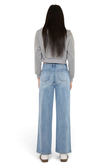 Kancan - Alma Essentials Mid Rise Wide Leg Trouser (32" Inseam) - KC20109M