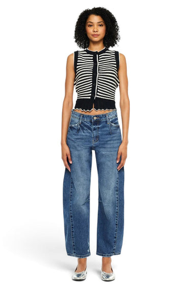 Kancan - Yolanda Low Slung Horseshoe Jeans (27" Inseam) - KC2592D