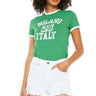 SaltTree Lorena white high rise denim shorts with distressed finish and fringe detailing. 2 1/2" inseam.