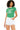 SaltTree Lorena white high rise denim shorts with distressed finish and fringe detailing. 2 1/2" inseam.