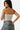 SaltTree Love Poem white strapless double-layered contour tube top worn by a model with jeans